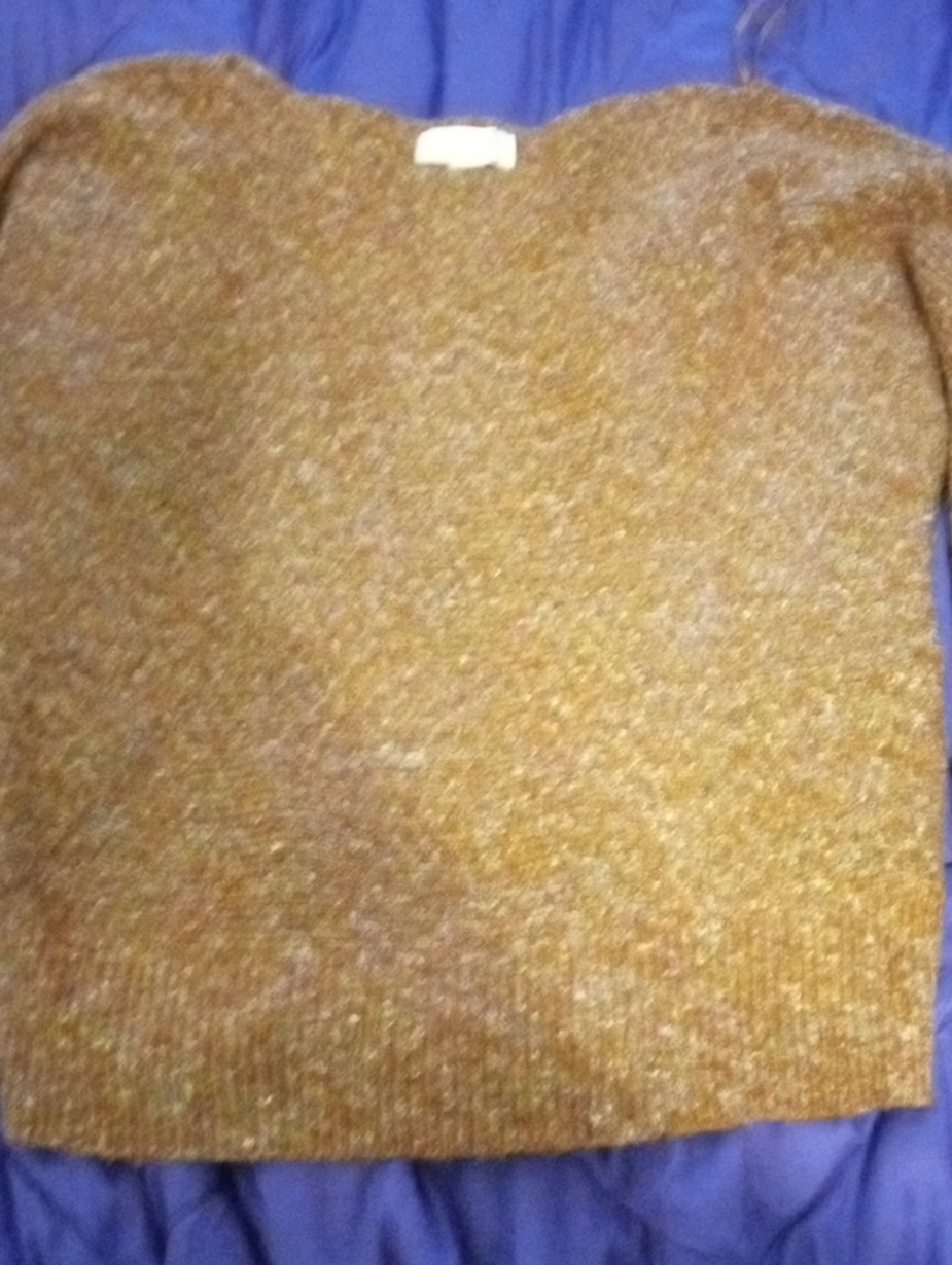 Treasure & Bond Women's Scoop Neck Sweater in Golden Brown